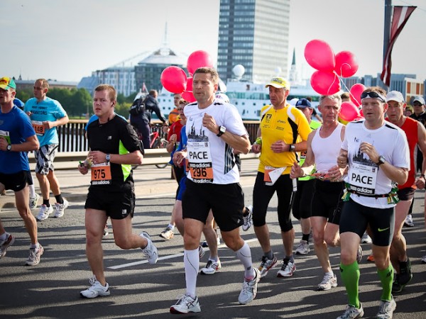 Debija tempa turēšanā. Rīgas maratons 2012